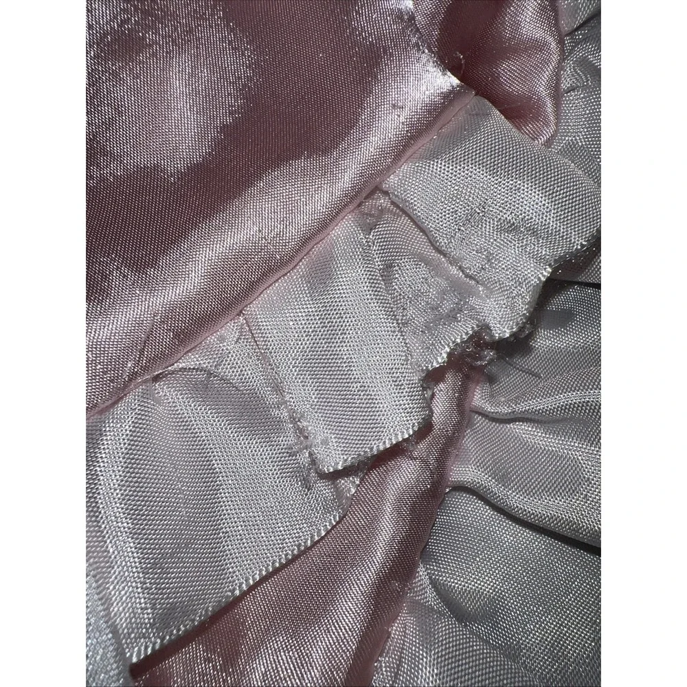 CARTERS Pink Bear Ring Rattle Baby Lovey Security Blanket Satin Ruffle